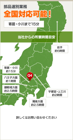 部品選別業務全国対応可能!